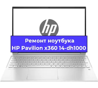 Замена материнской платы на ноутбуке HP Pavilion x360 14-dh1000 в Волгограде
